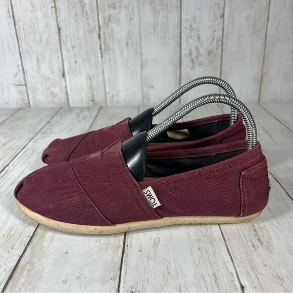 Toms maroon Womens 8‎ - Picture 2 of 9